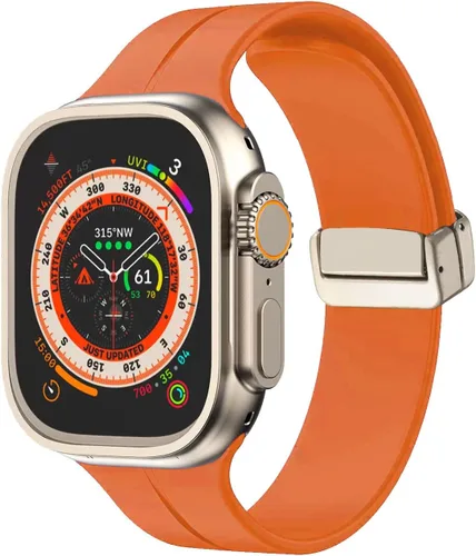 Miniatura 8 de Correa magnética compatible con Apple Watch Band 1.929 in 1.772 in 1.732 in 1.654 in 1.614 in 1.575 in 1.496 in hombres mujeres correa deportiva