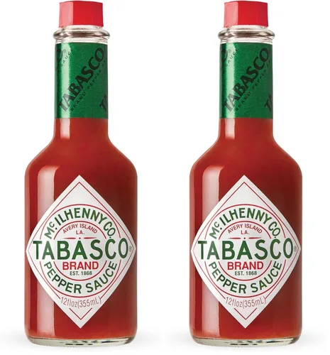 Miniatura 12 de TABASCO - Salsa picante de chile rojo original, picante medio, botella de vidrio, tres ingredientes simples, para salsas, tacos, huevos, pizza