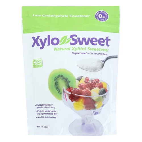 Miniatura 10 de Xlear XyloSweet Edulcorante de Xilitol de Origen Vegetal - Sustituto de Azúcar Natural Puro, Gránulos, Sin OMG, Sin Gluten, Bolsa de 1 Libra