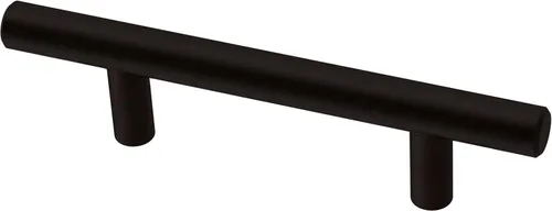 Miniatura 16 de Franklin Brass Paquete de 10 manijas de gabinete negro mate, centro de agujero de 3-3/4 pulgadas, tiradores modernos para cajones, puerta