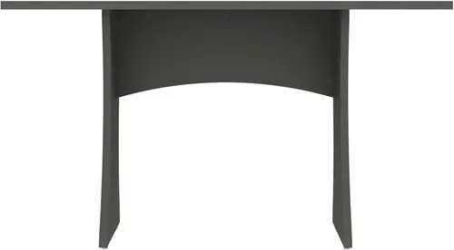 Miniatura 6 de Manhattan Comfort Coney - Mesa de comedor rectangular para 6 personas con patas de metal ajustables, superficie resistente y elegante silueta