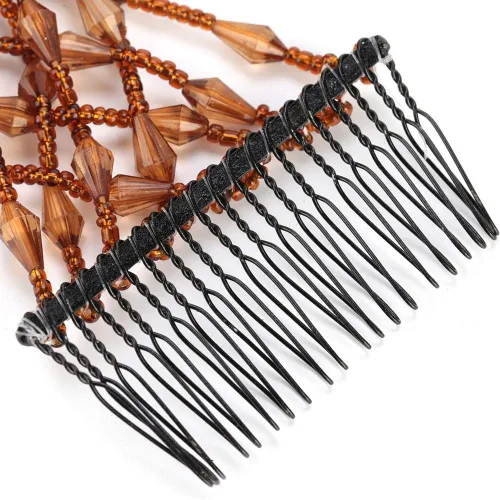 Miniatura 9 de Topsy cola herramienta para el cabello Pettine per capelli femminile pettine magico pettine vintage elastico per donna, pettine per capelli
