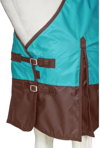Miniatura 2 de Tough 1 600 cobija para caballo de denier impermeable Turquesa