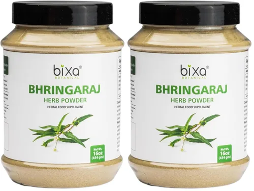 Miniatura 5 de Bixa Botanical Polvo Bhringaraj Eclipta Alba 7 oz Sin gluten, tratado al vapor, vegano, 100% puro.
