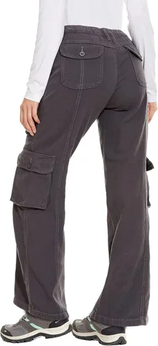 Miniatura 2 de Pantalones cargo de senderismo para mujer, de algodón, casuales, militares, con 7 bolsillos