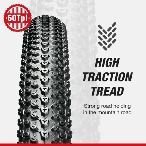 Miniatura 4 de Chao YANG Mountain Bike Tire Replacement Kit, 26"×1.95, Dual Compound 2C-MTB Tires, Featured with Double Tread Puncture Protection, for On or Off