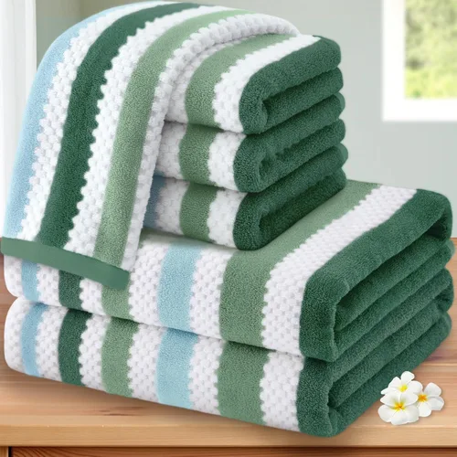 Miniatura 33 de Paños de lavado de algodón para ducha (6 piezas, 13 x 13 pulgadas), de secado rápido, gruesos, absorbentes, toallas faciales suaves para baño, juego