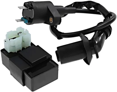 Saihisday Bobina de encendido + caja CDI para Honda TRX250X FourTrax 250 1987 1988 1989 1990 1991 1992