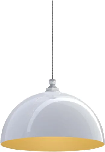 Miniatura 36 de Steel Lighting Co. Brentwood - Lámpara colgante Montada en el techo Cúpula redonda de 14 pulgadas Estilo moderno contemporáneo de granja