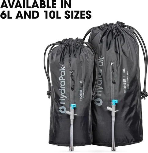 Miniatura 5 de HydraPak Pioneer - Sistema plegable de almacenamiento y dispensación de agua, sin BPA y PVC, bolsa de hidratación para acampar
