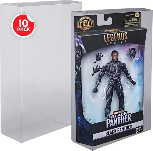 Miniatura 9 de EVORETRO Protector de figura de acción – Paquete de 10 – Compatible con figuras de 6 pulgadas de la serie negra de Star Wars, funda de plástico PET