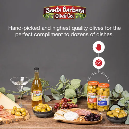 Miniatura 5 de Aceitunas Rellenas de Queso Feta Santa Barbara 10 oz, Paquete de 2