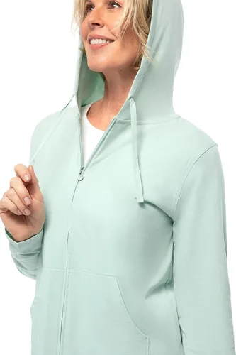 Miniatura 58 de Sudadera con capucha para la costa, de Coolibar, para mujer, UPF 50+, protege del sol
