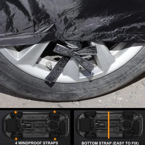 Miniatura 6 de Car Cover Compatible with Vauxhall Zafira Life S, Outdoor Full Car Cover Breathable and Dustproof Windproof, Car Cover for Automobiles Protection