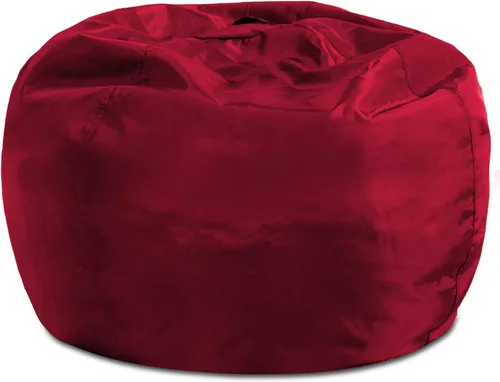 Miniatura 82 de Posh Beanbags - Sillón puff grande, 38 pulgadas, color azul rey sólido Nylon suave - Azul real