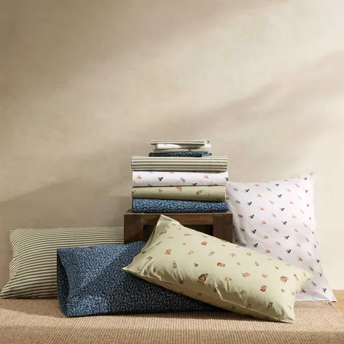 Miniatura 138 de Eddie Bauer - Juego de ropa de cama de percal de algodón, decoración fresca y elegante para el hogar, sábanas de tamaño King