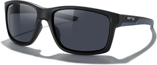 MERRY'S Gafas de sol polarizadas deportivas para hombres y mujeres, para ciclismo, correr, conducir, golf, pesca, protección UV400 S9266 Marco negro