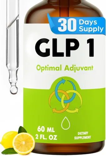 Glp 1 gotas líquidas para mujeres y hombres, fórmula 27 en 1 con cromo, colágeno hidrolizado y prebióticos y más | Vegano, sin OMG, absorción rápida