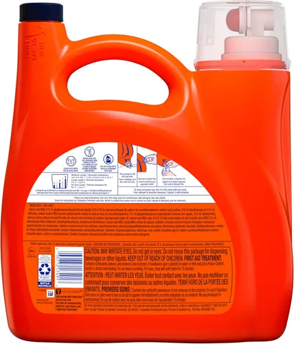 Miniatura 11 de Tide Ultra Oxi Boost - Detergente líquido para ropa con potencia extra de Oxi, 132 onzas líquidas, 94 cargas, removedor avanzado de manchas