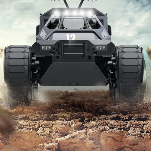 Miniatura 7 de Mostop Tanque Oruga de Control Remoto de Alta Velocidad Todoterreno 4WD Carro RC 2.4 GHz Camión del Ejército RC Tanque de Deriva 1/12 Tanque RC