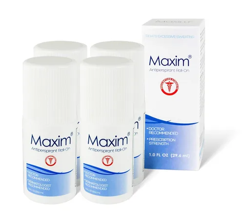 Maxim Clinical Strength - Desodorante antitranspirante para mujeres y hombres, desodorante antisudor, evita el sudor de las axilas, tratamiento de