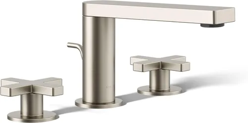 Miniatura 15 de Kohler 73060-3-CP Composed Grifo de lavabo de baño con asas cruzadas, 1.2 gpm, cromo pulido