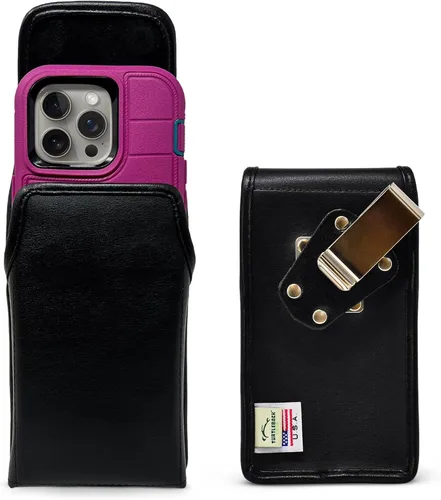 Miniatura 8 de Turtleback Clip para cinturón para iPhone 16 Pro, 16e, 15 Pro 14 Pro 13 Pro - Grande: se adapta con fundas de estilo voluminoso Defender, nailon
