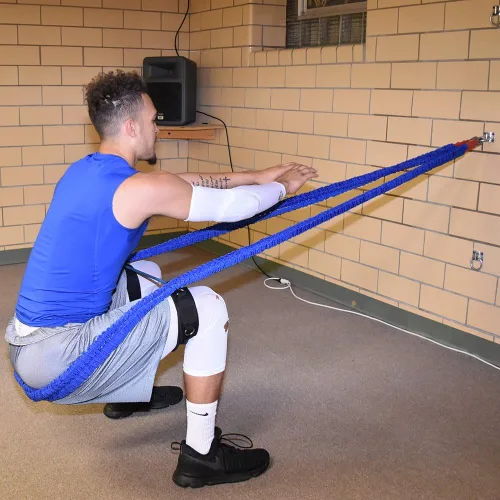 Miniatura 3 de Kit de Entrenamiento de Resistencia Multideportivo con Cuerda Elástica de Velocidad de Aceleración - Mejora Fuerza, Potencia, Agilidad, Salto