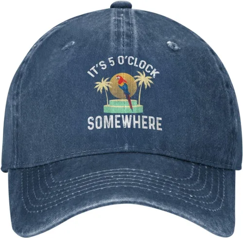 Miniatura 19 de Philysonic 5 Oclock Somewhere Hat It is 5 Oclock Somewhere Hat Gorra de béisbol para mujer, gorra de moda