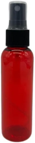 Miniatura 2 de Natural Farms Botellas de plástico Cosmo rojo de 2 onzas, paquete de 12 botellas vacías rellenables, sin BPA, aceites esenciales, aromaterapia