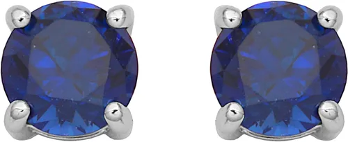 Miniatura 15 de Amazon Essentials Aretes redondos de plata de ley con piedra natal (anteriormente colección Amazon)