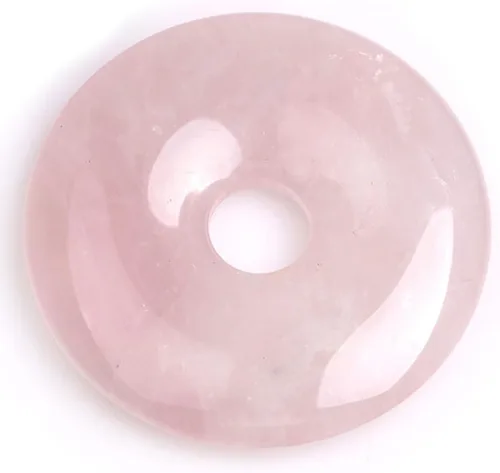 GEM-Inside Rock Quartz Gemstone Loose Beads Genuine Natural Doubt Pink Ring Crystal Energy Stone Power para aretes colgantes, fabricación de joyas,
