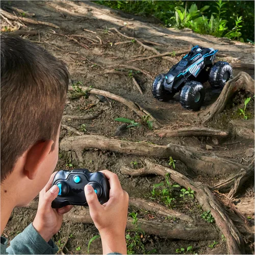 Miniatura 7 de DC Batman, vehículo de control remoto todo terreno Batmóvil, juguetes de Batman resistentes al agua para niños de 4 años en adelante