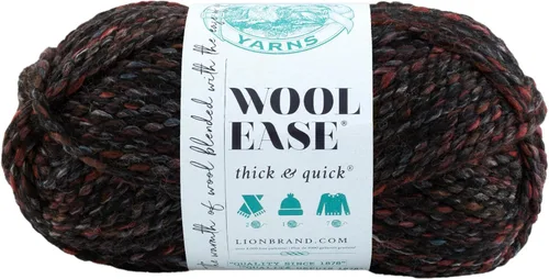 Miniatura 164 de Lion Brand Yarn - Ovillo de lana Wool-Ease Thick & Quick color fuerza aérea