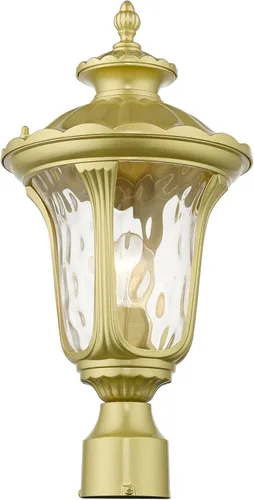 Miniatura 7 de Livex Lighting 7855-14 Oxford - Cabezal de poste para exteriores, 1 luz, color negro ("19" x 9.5" x 19"")