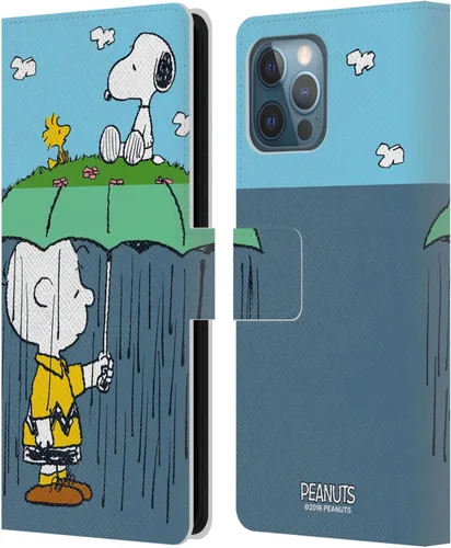 Miniatura 132 de Head Case Designs Funda de piel con licencia oficial de Peanuts Snoopy & Woodstock Balloon Halfs and Laughs para Apple iPhone 7/8/SE 2020 y 2022
