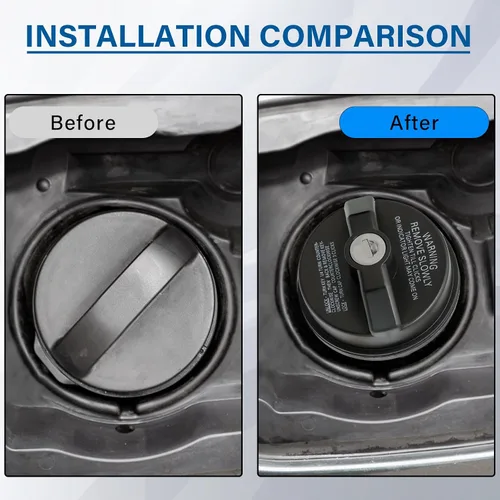 Miniatura 6 de Tapa de gas con bloqueo, tapa de combustible con llave compatible con Toyota 4Runner Tacoma Tundra Acura Honda CRV Infiniti Nissan Buick Cadillac