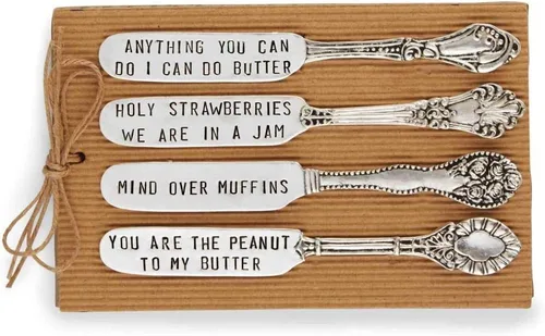 Miniatura 2 de Mud Pie Circa Spreader Set, Plata