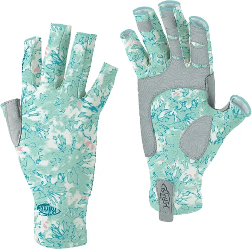 Miniatura 11 de Palmyth Guantes de pesca sin dedos con protección UV, UPF50+, guantes de sol para hombres y mujeres para kayak, senderismo, remo, conducción