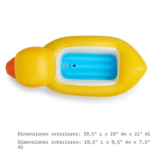 Miniatura 2 de Pato Munchkin White inflable para bañera, Total 1, Duck