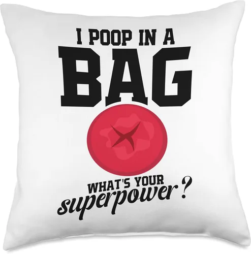 Miniatura 4 de Colostomy Kiss My Stoma Stoma Surgery Survivor Colostomy Throw Pillow