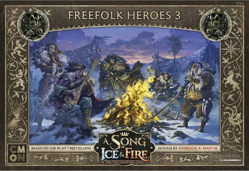 Miniatura 2 de CMON A Song of Ice and Fire - Juego de miniaturas de mesa Free Folk Heroes III - Campeones del Norte salvaje, juego de estrategia para adultos