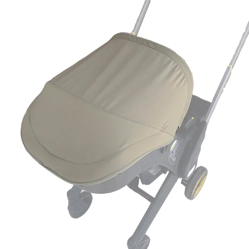 Miniatura 12 de Accesorios de Repuesto para Cochecito Capota, Escudo de Protección, Parasol Textil Compatible con Asiento de Automóvil y Cochecito Doona (Negro)
