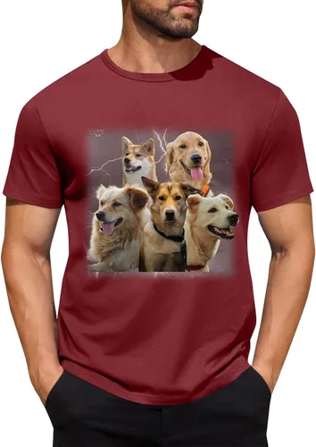 Miniatura 34 de Camisetas personalizadas para hombre, camiseta personalizada con fotos, imagen de mascota, camiseta unisex, diseña tu propio regalo divertido