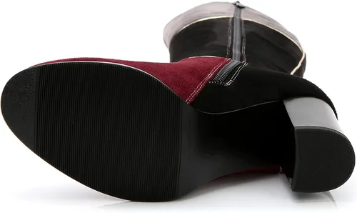 Miniatura 5 de ANN CREEK Botas de equitación para mujer 'Manuel' hasta la rodilla con parches de varios