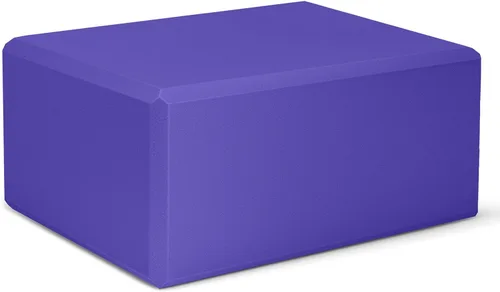 1 Pack Large Yoga Block 9x6x4 Inches, Sturdy Yoga Foam Blocks, High Density & Non Slip Surface for Yoga, Pilates & Stretching, Fitness Accessories