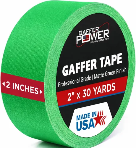 Miniatura 26 de Cinta Gaffer de Grado Premium Profesional - Negro Cinta Gaff Pro de Servicio Pesado Asegura Cables Sostiene Cables sin Dejar Residuo Pegajoso