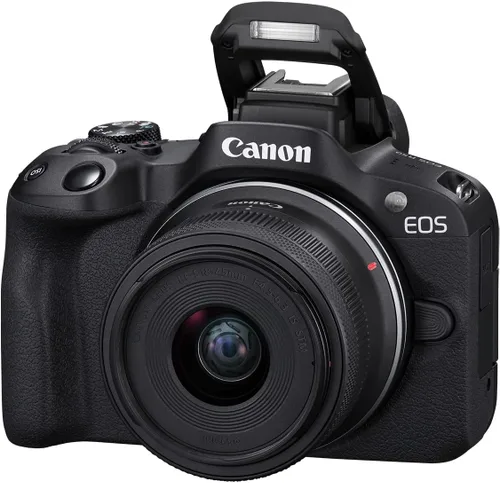 Miniatura 7 de Kit de cámara sin espejo Canon EOS R50 con lente RF-S18-45mm F4.5-6.3 IS STM, sensor CMOS de 24.2 megapíxeles (APS-C), video 4K, cámara híbrida