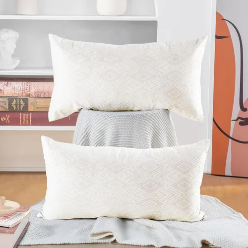 Miniatura 37 de Home Soft Things Ikat - Fundas de almohada de terciopelo de 2 piezas, 14 x 26 pulgadas, aguacate, funda de almohada decorativa lumbar sólida