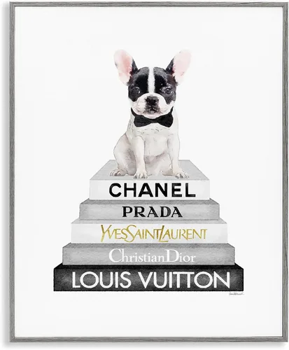 Miniatura 16 de Stupell Industries Fancy Boston Terrier - Estantería para perros, diseño de Amanda Greenwood